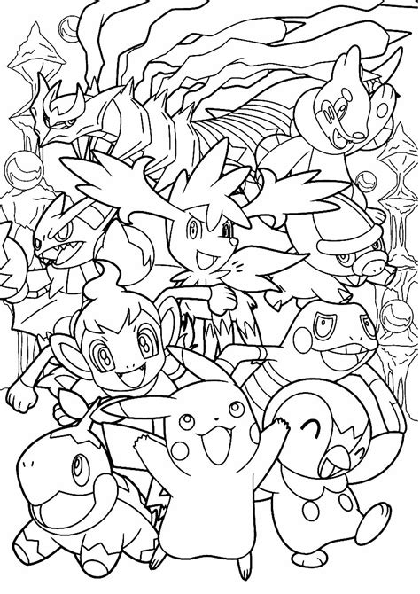 70 Desenhos Para Colorir De Pokémon Como Fazer Em Casa