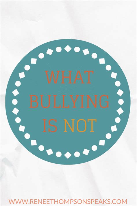Lets Get Clear What Bullying Is Not Healthy Workforce Institute