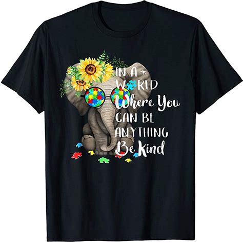 In A World Where You Can Be Anything Be Kind Autism Shirt Plus Size Up