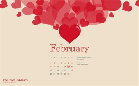 Free Download February 2015 Calendar Desktop Wallpapers Quotes