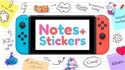 Notes Stickers Para Nintendo Switch Sitio Oficial De Nintendo