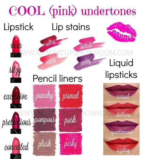 Lip Colors For Cool Undertones Younique Brand Lipstick Colors