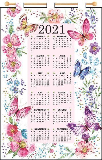 Those calendars included important holidays and available for united states, united kingdom. Butterflies 2021 Felt Calendar | Calendar craft, Print calendar, Calendar kit