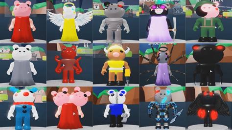 Unloked All Piggy Characters Youtube