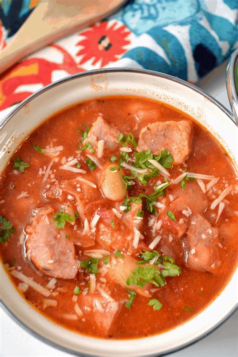 Instant Pot Smoked Sausage And Bean Soup Sweet Peas Kitchen