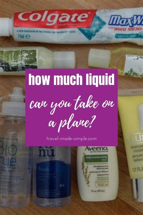 How Much Liquid Can You Bring On A Plane Travel Made Simple