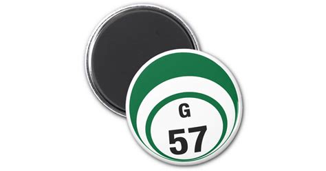 G57 Bingo Ball Fridge Magnet