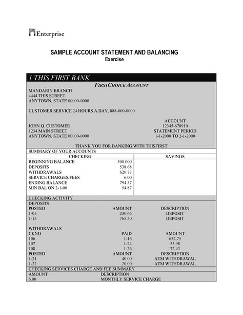 Wells fargo business online statements and documents yes, your wells fargo online statement is just the same as your paper statement and is considered an official document. Business Bank Statement Sample | HQ Template Documents