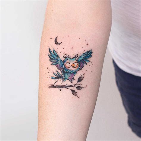 Small Cute Owl Tattoo On Arm Best Tattoo Ideas Gallery Owl Tattoos