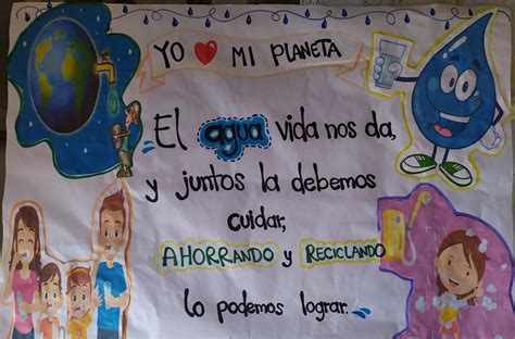 Creativos Carteles Sobre El Cuidado Del Agua Llamativ