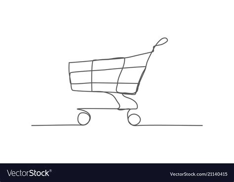Shopping Cart Drawing Reference Canvas Syrop