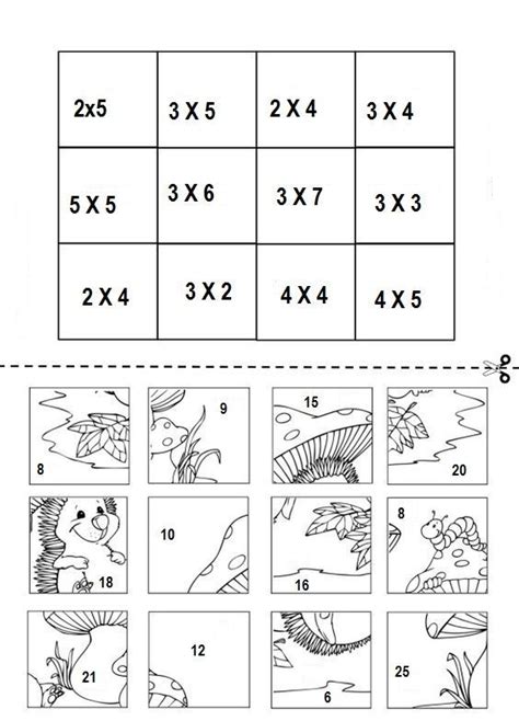 Math Multiplication Puzzles With Answers Artofit