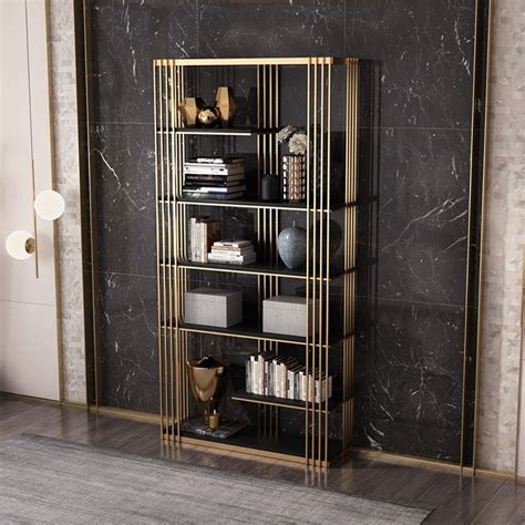 Finished In Blackandgold Metal This Shelf Is Everything Your Home Needs
