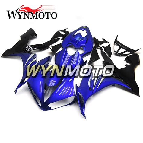 Complete Abs Plastic Injection Gloss Blue Black New Motorcycle Fairings