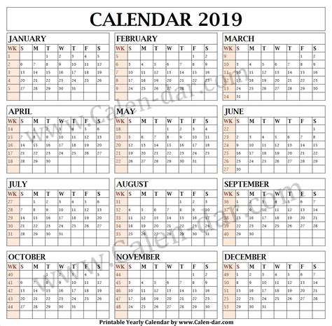 20 2018 Week Numbers Free Download Printable Calendar