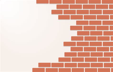 Wall Of Bricks Background Art Vector 533162 Vector Art At Vecteezy