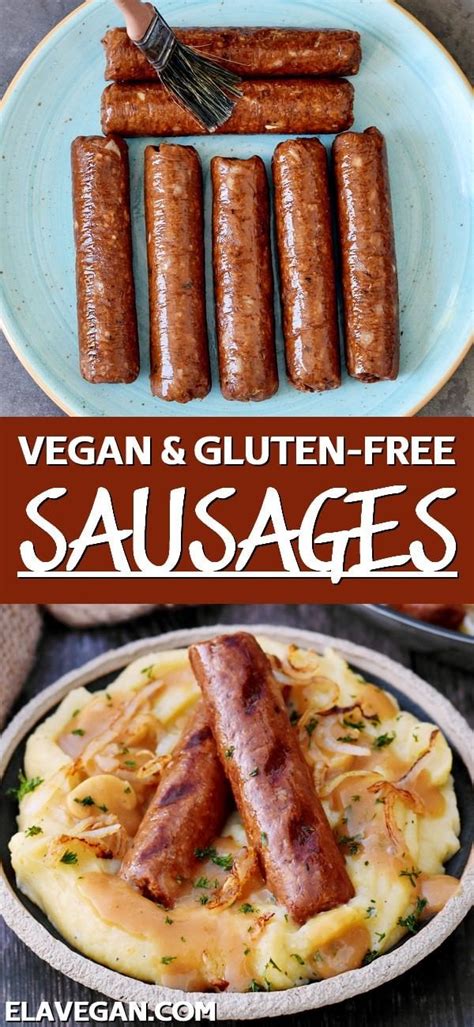Vegan Sausage Recipe Gluten Free Veggie Bratwurst Elavegan Artofit