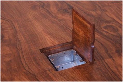 Floor box sizes are, however, limited to certain standard. Hardwood Floor Electrical Outlet Looking For Chic Birch ...