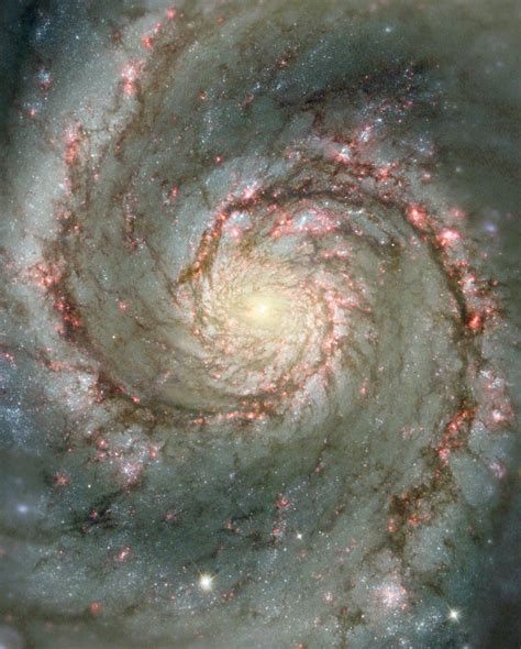 Esa Ngc 5194 Heart Of The Whirlpool Galaxy