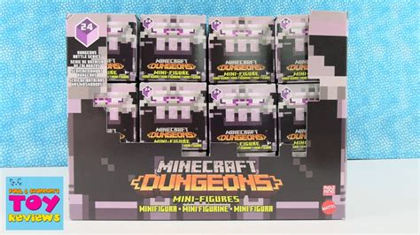 Minecraft Dungeons Series 24 Mini Figures Blind Box Opening Review