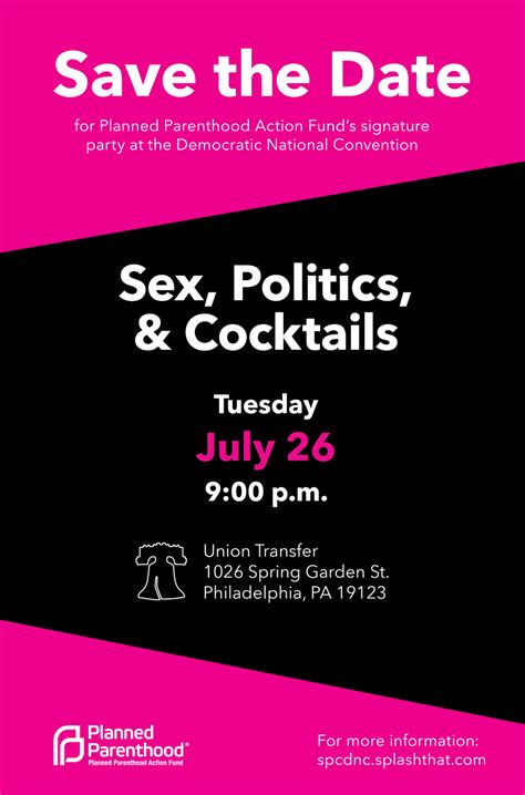 Sex Politics And Cocktails Party At The Democratic National Convention