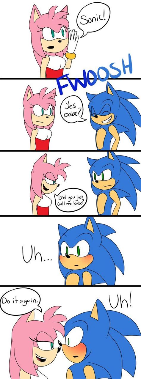 Sonamy Babe By Gottagoblast Sonic Funny Sonic Fan Characters Sonic