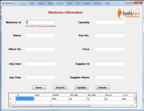 Pharmacy Management System Project In Vb With Source Code And Report