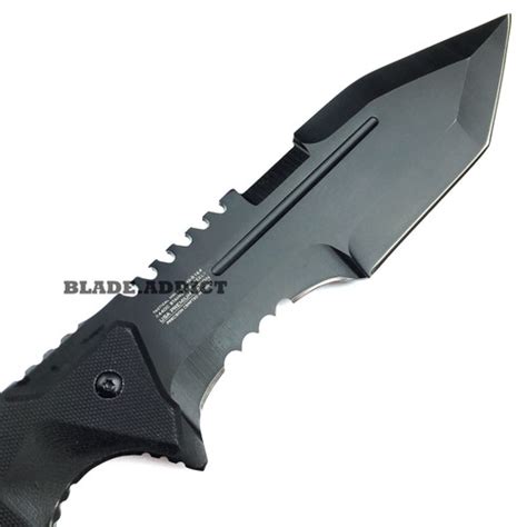 12 G10 Tactical Survival Rambo Hunting Fixed Blade Knife Army Bowie