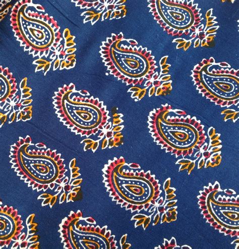 Indian Block Print Cotton Fabric Sale By Urbanprairiegirl On Etsy