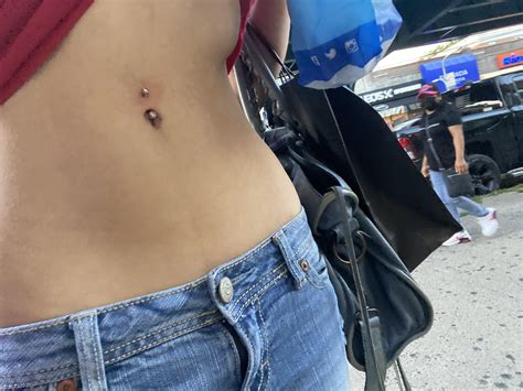 Just Got My Belly Piercing Done How Does It Look R Piercing