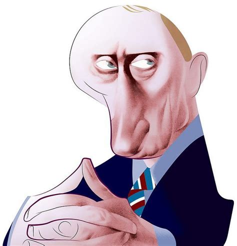 Vladimir Putin By André Carrilho Funny Caricatures Caricature Artist