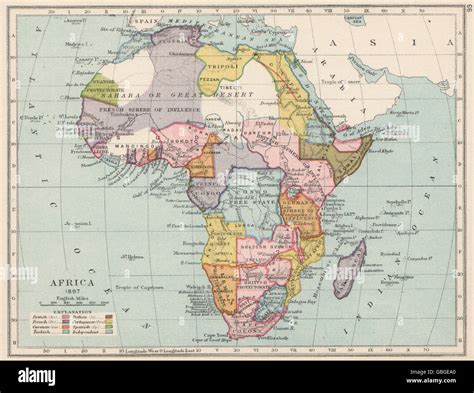 Home Décor 1911 Antique Map Of Africa Century Atlas Map Home And Living