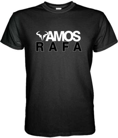 New Vamos Rafa Rafael Nadal Logo T Shirt Tennis Wimbledon S M L Xl 2xl