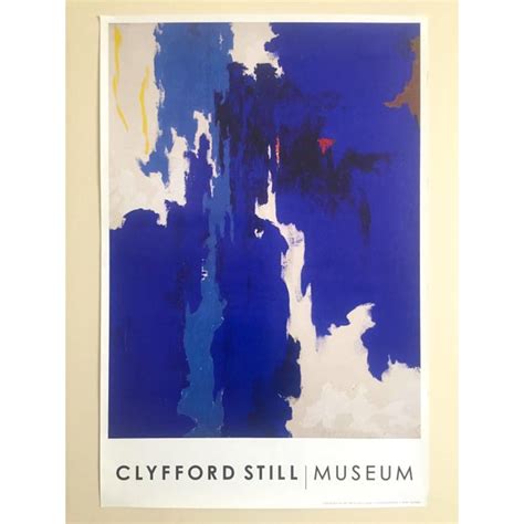 Clyfford Still Abstract Expressionist Lithograph Poster