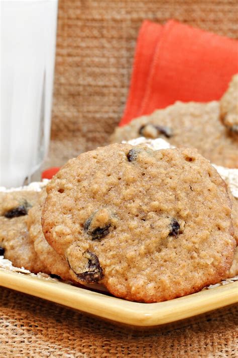 I thought i would try to make a slightly lighter cookie…and sub in some applesauce for the butter. Cinnamon Applesauce Oatmeal Fat Free Cookies Recipe | CDKitchen.com