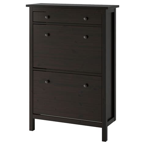 Find ikea shoe cabinet in canada | visit kijiji classifieds to buy, sell, or trade almost anything! HEMNES Shoe cabinet with 2 compartments, black-brown ...