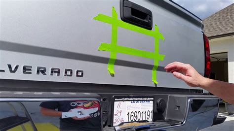 How To Remove Chevy Bowtie From Tailgate