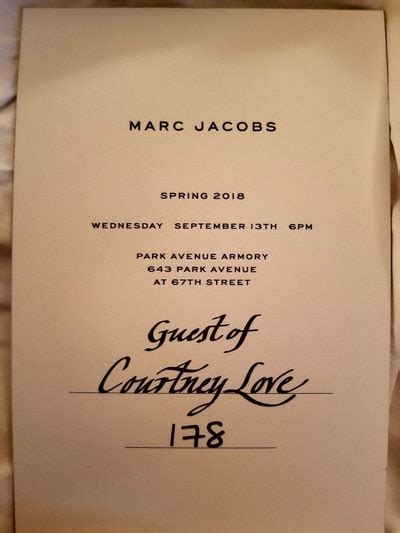 Courtney Loves Photo Diary From The Marc Jacobs Spring 2018 Runway