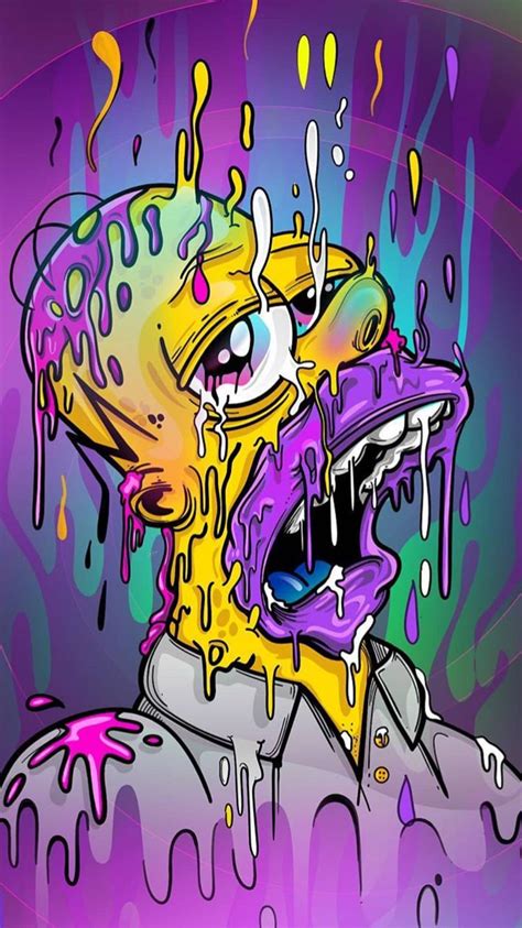 Simpson wallpaper iphone psychedelic art drawings wallpaper cartoon wallpaper cartoon art art graffiti homer simpson. Simpson | Arte simpsons, Papel de parede psicodelico ...