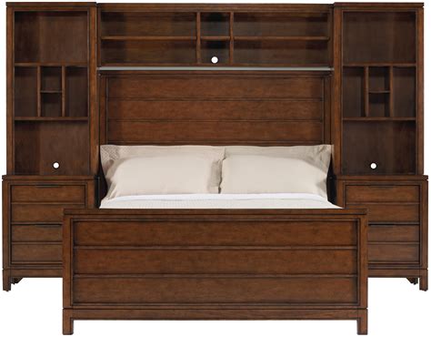 Carter Full Bookcase Bed By Opus Designs Bedroom Headboard Storage