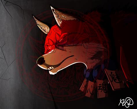 Badass Demon Fox By Snowwolfproductions On Deviantart