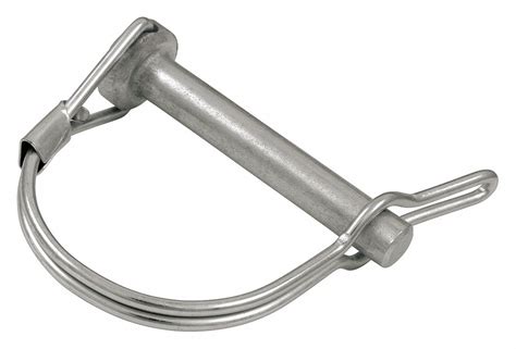Grainger Approved Safety Pin Single Wire Tab Lock Spring Wire Zinc