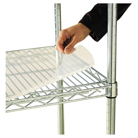 Alera Shelf Liners For Wire Shelving Clear Plastic 36w X 24d 4pack