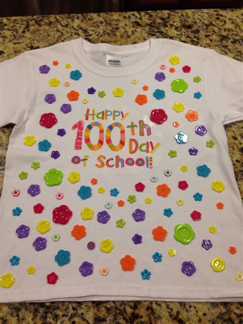 shirt i made for riley s 100th day of school 100th day of school crafts 100 day of school