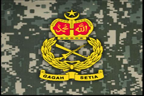Logo Tentera Darat Malaysia Logo Tentera Darat Logo Td Sticker Logo Tentera Darat Logo Td