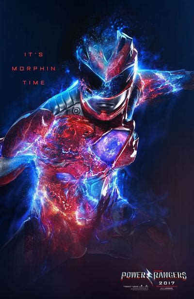 New Power Rangers 2017 Red Ranger Poster By Artlover67 On Deviantart