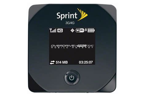 Sprint Unveils Overdrive Pro 3g 4g Hotspot Router