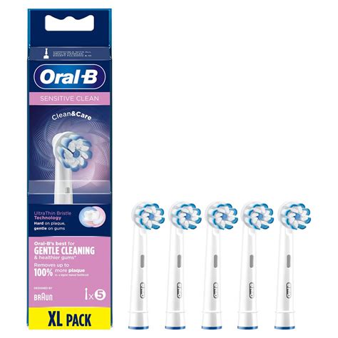 Oral B Sensitive Clean Toothbrush Head 5 Counts Lookfantastic 台灣站