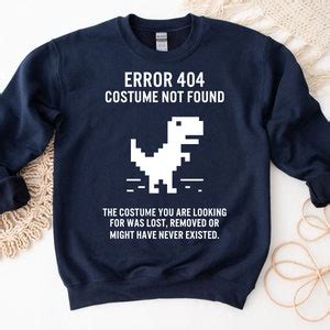 Halloween Error Costume Not Found Lost Removed Never Etsy