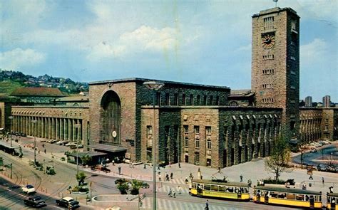 Stuttgart Hauptbahnhof Bild Historische Postkarteroger W Cc By Sa